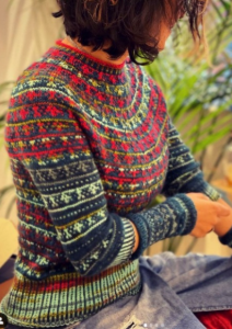 Leisurely Slip Stitch Sweater